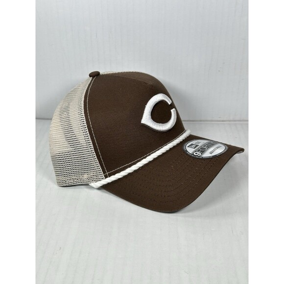 New Era Cincinnati Reds MLB 9FORTY A-Frame Trucker Adjustable Rope Hat Cap - Picture 3 of 5